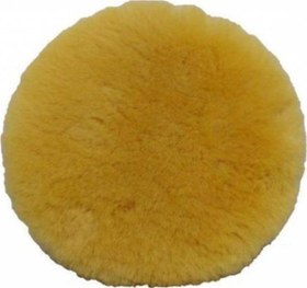 Resim Sarı Keçe Lambswool Polishing Pad (yün Pasta Pedi) 160 Mm Upcare