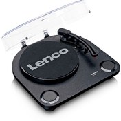 Resim Lenco LS-40BK Dahili Hoparlörlü Ahşap Siyah Pikap 