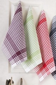 Resim DENİZLİ ÇEYİZ 8 Adet Pötikareli Mutfak Kurulama Bezi 50x70 Cm Çok Rekli 50 x 70 