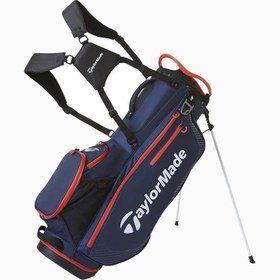 Resim Pro Stand Bag Profesyonel Golf Çantası - Lacivert-Kırmızı 