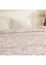 Resim Karaca Home Layla Çift Kişilik Akrilik Battaniye Mürdüm Mürdüm 