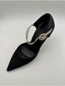 Resim Laura roza Saten Stiletto 
