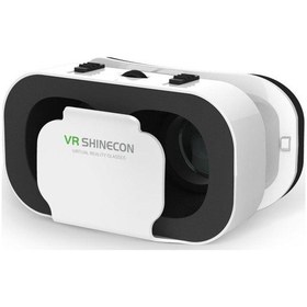 Resim Vr Gözlük Shinecon 5. Nesil Vr Gözlük 3d Sanal Gerçeklik Gözlükleri 4.7-6.0 Inç Cep Telefonu Için Hafif Taşınabilir Kutu 