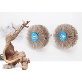 Resim Guangdong Spirit Yeni Araç 1 Adet Naylon Bileşiği Ipek Tekerlek Fırçaları Dremel Aksesuarları Için 6mm Şaft Parlatma Tekerlek Döner Aletler # 320 Irmik(Yurt Dışından) 
