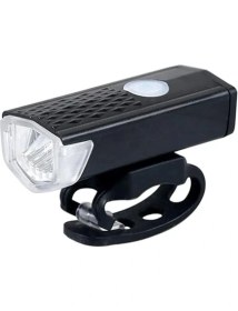 Resim Şarjlı Bisiklet Ön-Arka Far Stop Lambası Seti 