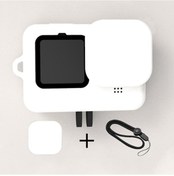 Resim Wt-gopro Hero İçin 9/10 Siyah Aksesuarlar Kılıf Koruyucu Yumuşak Standart Konut Kauçuk Silikon Kabuk Koruyucu Go Pro Hero9 Için Yeni 