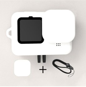 Resim Wt-gopro Hero İçin 9/10 Siyah Aksesuarlar Kılıf Koruyucu Yumuşak Standart Konut Kauçuk Silikon Kabuk Koruyucu Go Pro Hero9 Için Yeni 