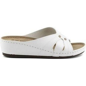 Resim Roy Jones Softwalk Kadın Beyaz Günlük Terlik 09-180 Beyaz 