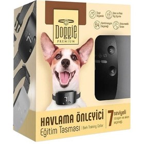Resim Doggie Havlama Önleyici Eğitim Tasması Beyaz 