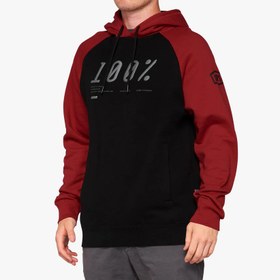 Resim 100% Barrage Pullover Sweatshirt - Siyah/Kırmızı 