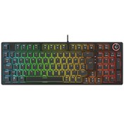 Resim Rampage ENIGMA Siyah Türkçe Q Red Switch Mekanik Gaming Klavye 