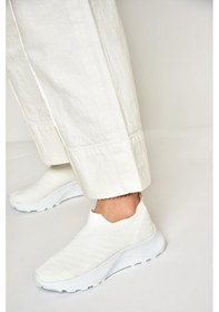 Resim Fox Shoes P239503304 Beyaz Triko Kumaş Kadın Spor Ayakkabı Sneakers Beyaz-kumaş Beyaz 