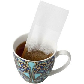 Resim Çay Bitki Çayı Demleme Filtresi Boş Demlik Poşeti Galoşu Bonesi 9.5x17 Cm 1000 Adet Ev Otel Cafe Horeca 