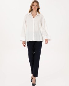 Resim Pierre Cardin Kadın Lacivert Pantolon 50318977-vr033 Lacivert 