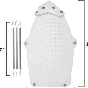 Resim Teflon Ütü Altlığı Yanmaz, Yapışmaz, Parlatmaz Ütü Tabanı Universal Tak-Çıkar Tüm Ütülerle Uyumlu 