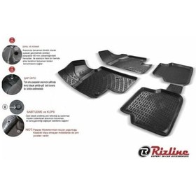 Resim Ds 4 Crossback 3d Paspas Siyah 2010-2018 Arası Rizline 