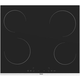 Resim Ferre XE63CS Fryart - MS261 Vitroseramik 2'li Siyah Cam Ankastre Set 