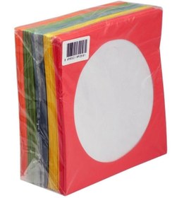 Resim ELBA Cd-dvd Zarfı 80 gram Pencereli Renkli Cd Kağıtı 100 Lü Paket 