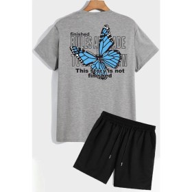 Resim Trendypassion Sırt Baskılı Şort T-Shirt Eşofman Takımı 