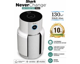 Resim Shark 130 M² Aktif Karbon Hepa Filtreli 10 Yıl Filtre Ömürlü Evcil Hayvan Akıllı Hava Temizleyici Beyaz Kedi Köpek Wi-Fi 