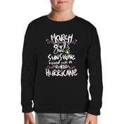 Resim March Girls Siyah Çocuk Sweatshirt 