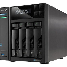 Resim ASUSTOR AS6604T 4 YUVALI 4GB NAS DEPOLAMA ÜNİTESİ 