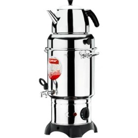 Resim Çakır Çelik Narin Model Endüstriyel Mufak Semaveri (Metalik) 