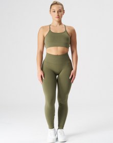 Resim Qlu Attractive Collection Women's Seamless Scrunch Leggings 