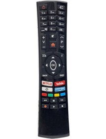 Resim Vestel Uyumlu Netflıx-youtube-prıme Vıdeo Tuşlu Lcd-led Tv Kumanda Rc4390p-30101765 