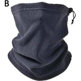 Resim Chaoduo Shop Gri Stil Erkek Kadın Kış Çok Fonksiyonlu Sıcak Atkı Yarım Spor Snowboard Şal Boyun Yürüyüş Yüz Kapatma (Yurt Dışından) 