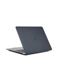 Resim Apple Uyumlu MacBook Air 13.6inç 2022 M2 A2681 Kılıf Kristal Ön Arka Şeffaf Kapak Siyah 
