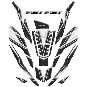 Resim Honda Honda Pcx 2021 - 2023 Uyumlu Tank Pad Set 004 