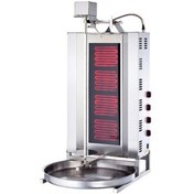 Resim eurofaz Işıkgaz Silverinox Elektrikli 4 Radyanlı Üstten Motorlu Döner Ocağı 