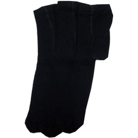 Resim Hepsine Rakip Kız / Erkek Bebek Çocuk Düz Renk Külotlu Çorap 3 Lü Paket Siyah 