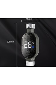 Resim TechStore Led Ekran Banyo Duş Musluk Termometresi 