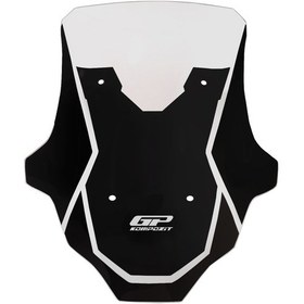 Resim Gp Kompozit Honda Adv 350 2023-2025 Uyumlu Kısa Spor Ön Cam Şeffaf 49 Cm 