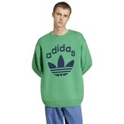 Resim adidas Knıt Crewneck Erkek Sweatshirt Yeşil 