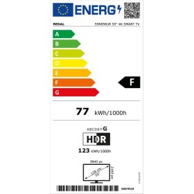 Resim Regal 55R858UR 55" 139 Ekran Dahili Uydu Alıcılı 4K Ultra HD Smart LED TV 