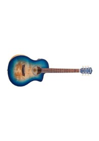 Resim Washburn BTA-BLUBCE Bella Tono Vite Alure Burl Elektro Akustik Gitar 