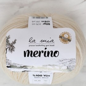 Resim La Mia Merino Bej El Örgü İpi - L051 - 33778 