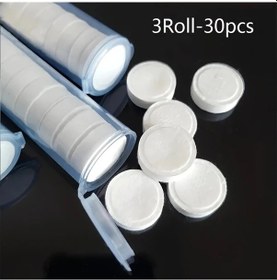 Resim Elmpaly Beyaz 3 Lü 30 Adet Taşınabilir Sıkıştırılmış Havlu Kamp Seyahat Ev Kullanımı İçin Mini Yüz Havlusu 