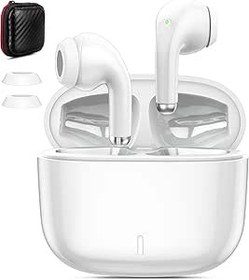 Resim iMangoo Kablosuz kulaklık, iPhone 15 Pro Max 14 13 12 11 SE 2, kulak içi kulaklık, mikrofonlu, kablosuz, USB C kulaklık, spor, dokunmatik kontrollü, Samsung A55, A35, A54, A34, A15, S24, piksel, 8a, 7a, 8 Pro 