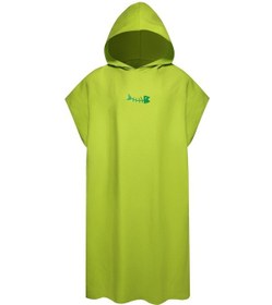 Resim Yetişkinler İçin Sörf Panço Değişen Havlu Çabuk Kuruyan Bornoz Başlıklı Mikrofiber Plaj Battaniyesi Banyo Yüzme Havlusu Yeşil Yeşil 