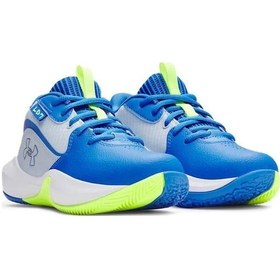 Resim Under Armour Ps Lockdown 7 Çocuk Basketbol Ayakkabısı 3028514-453 Mavi 