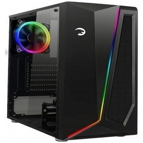 Resim Gamepower Dark Side 1x120mm Argb Fan Argb Led Bar Temperli Kasa-24505 
