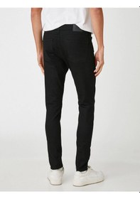 Resim 3SAM40082ND Koton Erkek Jean Pantolon SİYAH Siyah 