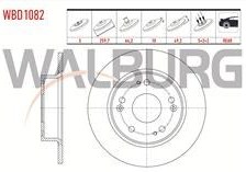 Resim HONDA ACCORD 08=> ARKA FREN DİSK (WALBURG) 