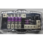 Resim Cadence Assa Audio Oto Amfi Elektrik Sigorta Dağıtıcı Blok Terminal 2 Giriş 4 Çıkış Blok 