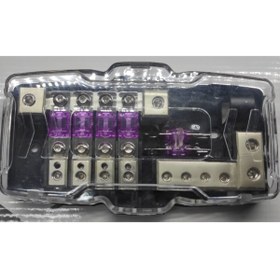 Resim Cadence Assa Audio Oto Amfi Elektrik Sigorta Dağıtıcı Blok Terminal 2 Giriş 4 Çıkış Blok 