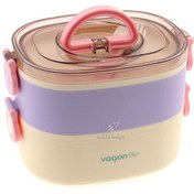 Resim Vagonlife BL50251-2 Mor Çelik Saklama Kabı 